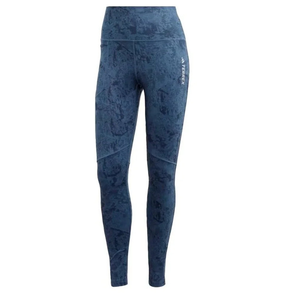 Adidas Terrex Tight Fit High Rise Full Lenght Leggings Blue L - Picture 3 of 8